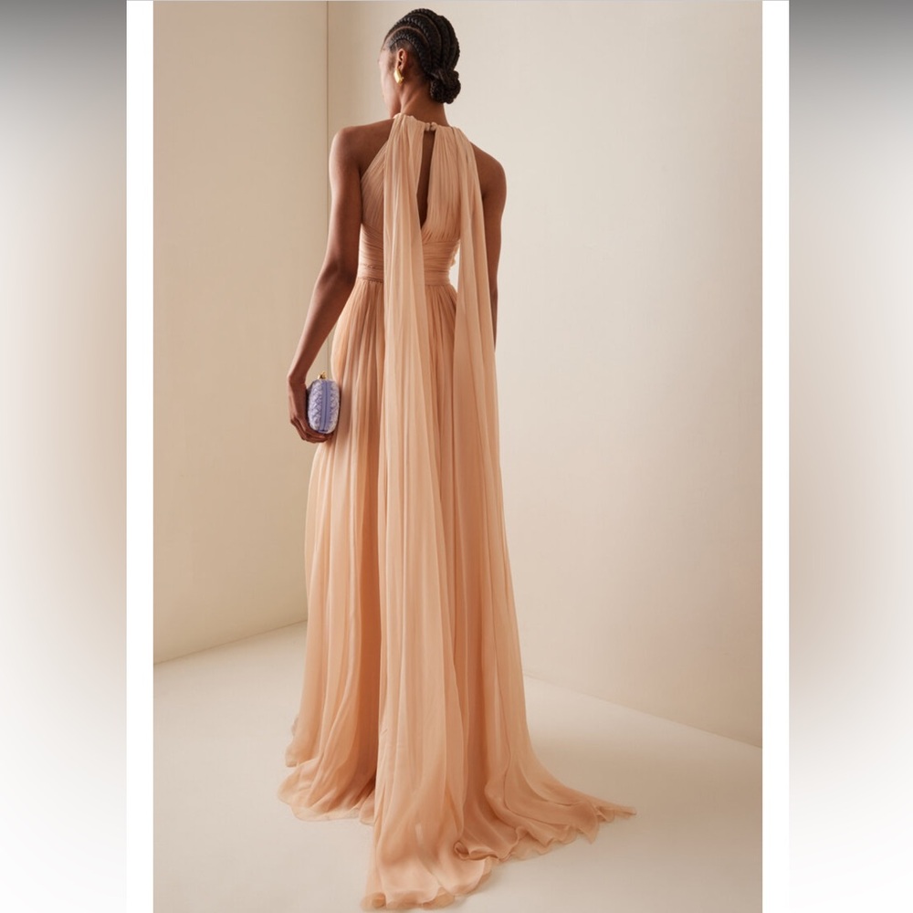Zuhair Murad Blue Backless Dress